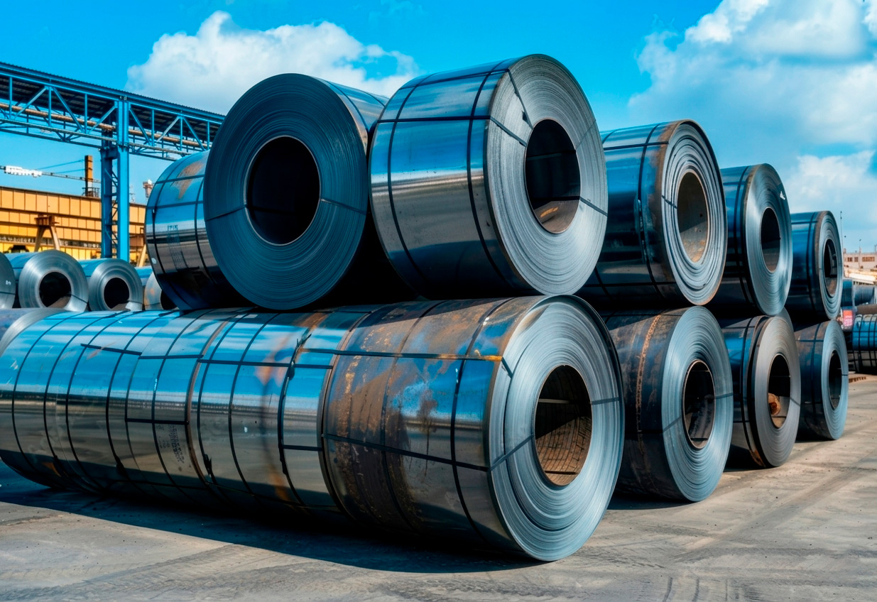 Cold-rolled steel coils for industrial use