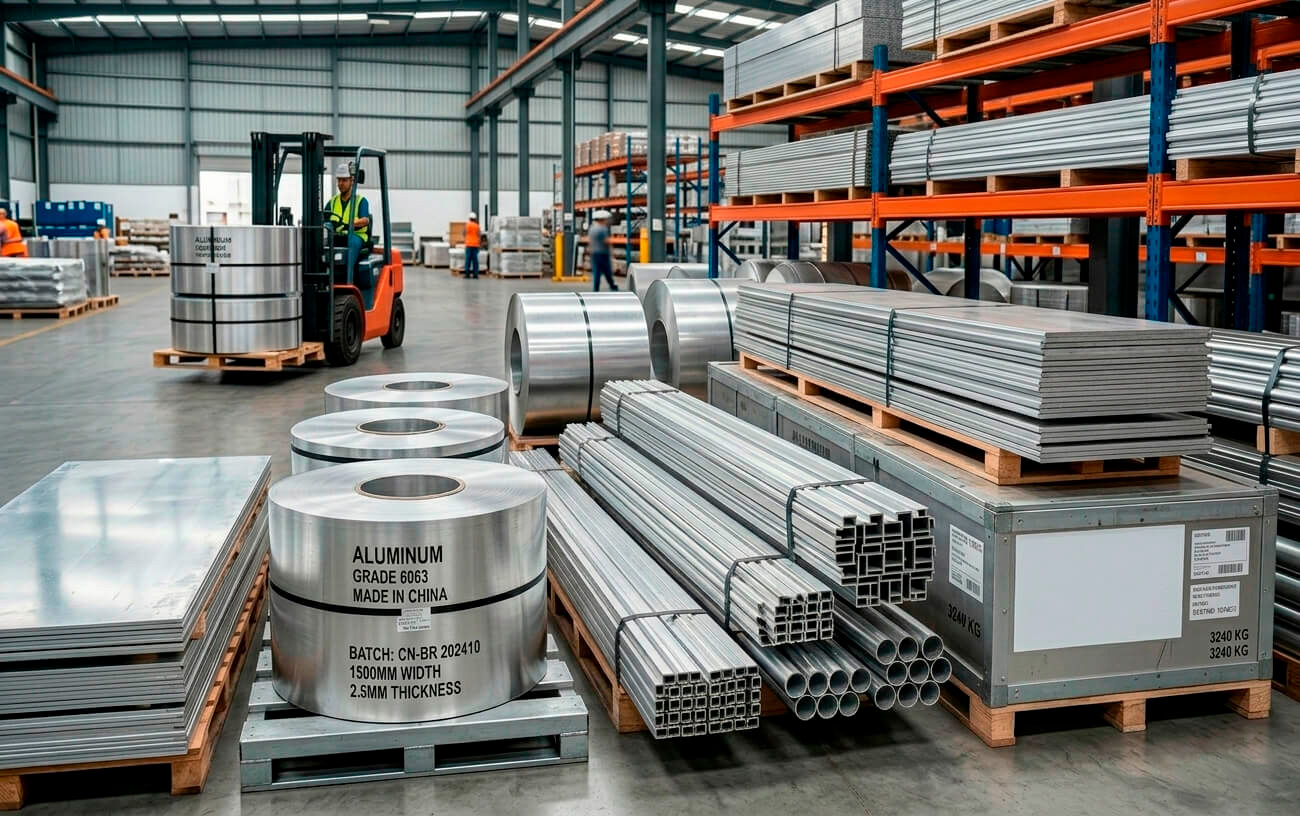 Aluminum sheets and coils for industrial applications